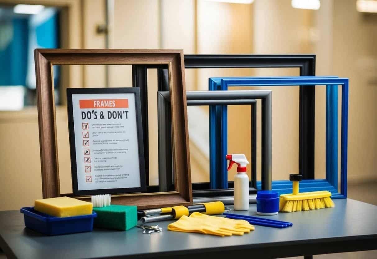 The Do's and Don'ts of Frame Cleaning: Essential Tips for Every Frame ...
