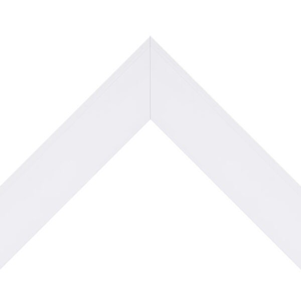Vervoir Rectangular Wall Mirror White Finish Modern Style – Vertical & Horizontal Mount – Made in USA - Image 2
