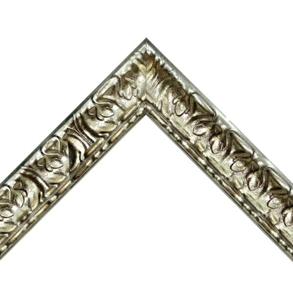 Sleek Rectangular Wall Mirror Silver Finish Ornate Style – Vertical & Horizontal Mount – Made in USA - Image 2